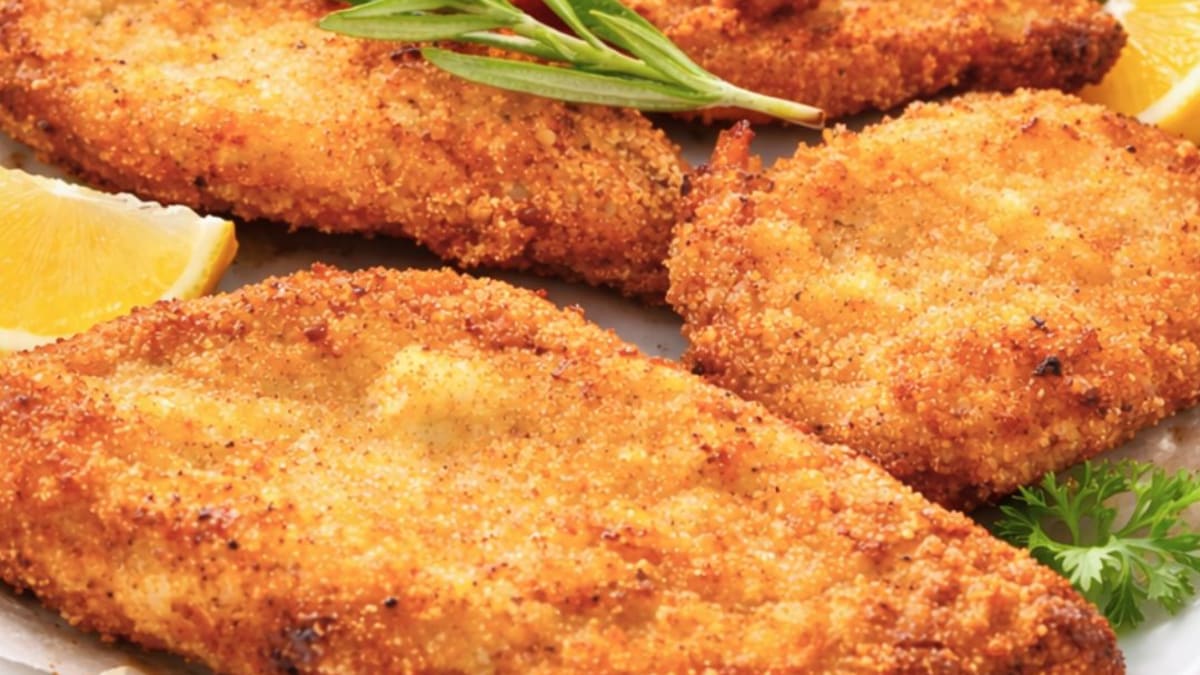 Imagem ilustrativa da receita FRANGO À MILANESA CROCANTE NO FORNO