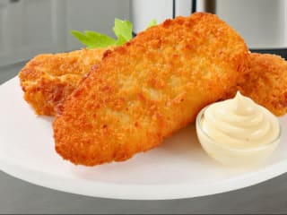 Imagem ilustrativa da receita FILÉ DE FRANGO À MILANESA SEM TRIGO NA AIRFRYER