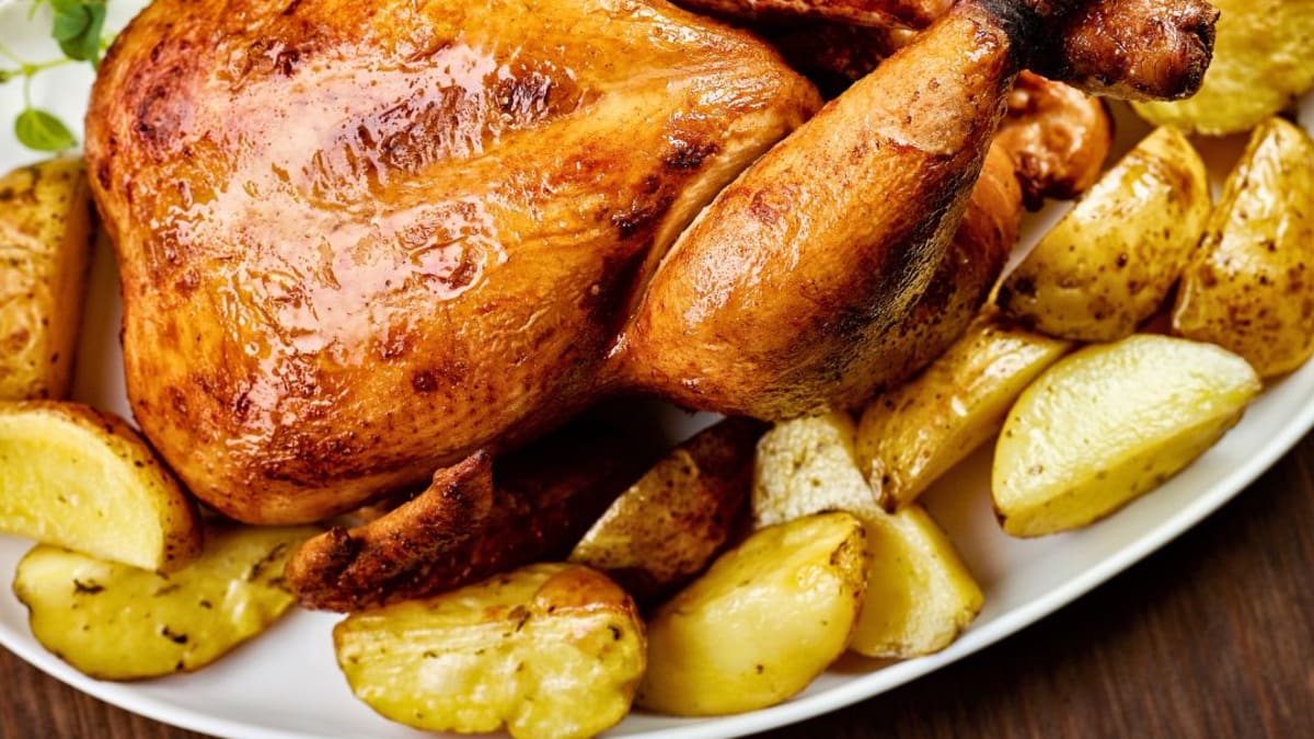 Imagem ilustrativa da receita FRANGO ASSADO BÊBADO