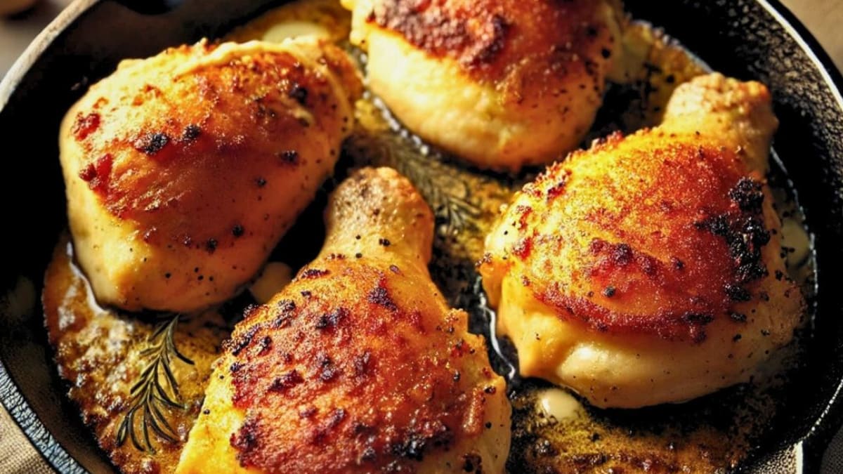 Imagem ilustrativa da receita FRANGO ASSADO COM MAIONESE NA AIRFRYER