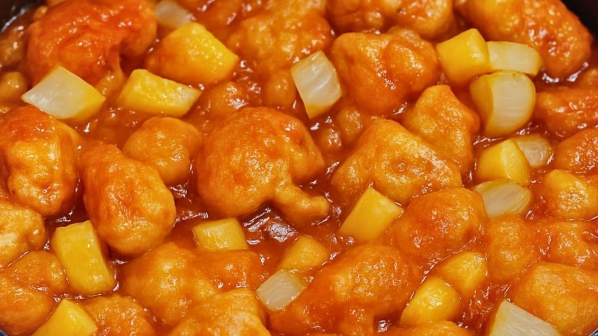 Imagem ilustrativa da receita FRANGO CHINÊS EMPANADO COM MOLHO AGRIDOCE