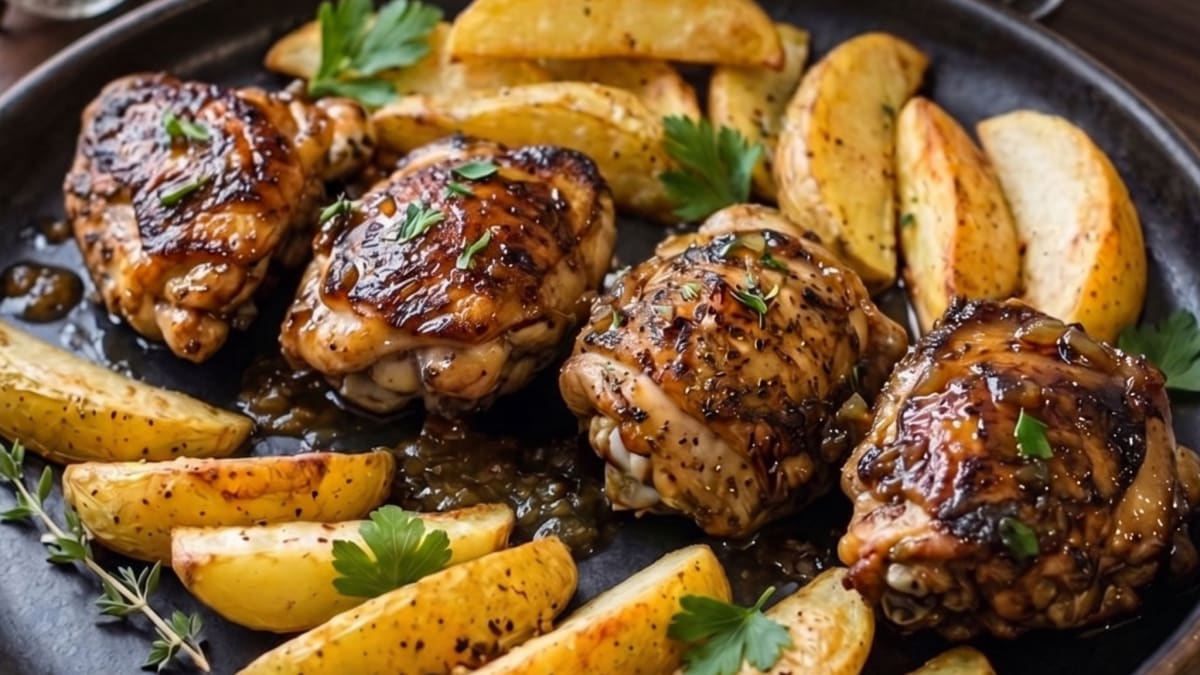 Imagem ilustrativa da receita FRANGO COM ERVAS NA CERVEJA