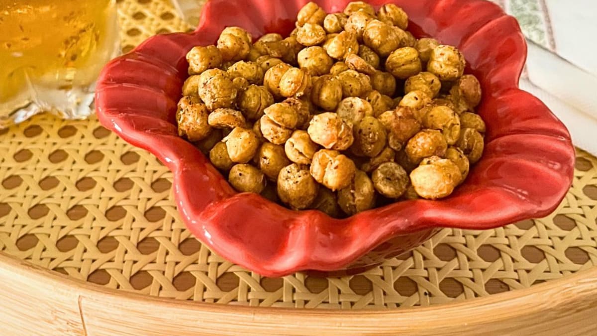 Imagem ilustrativa da receita GRÃO-DE-BICO CROCANTE NA AIRFRYER