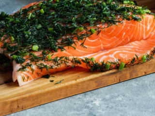 Imagem ilustrativa da receita GRAVLAX - SALMÃO CURADO