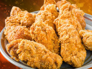 Imagem ilustrativa da receita ISCA CROCANTE DE FRANGO NA AIRFRYER