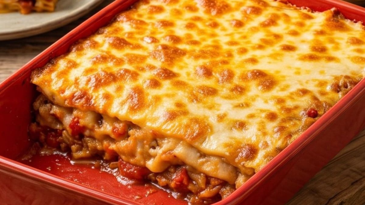 Imagem ilustrativa da receita LASANHA VEGETARIANA À BOLONHESA