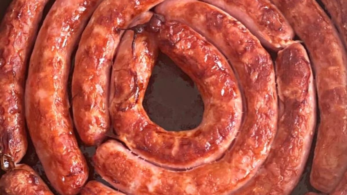 Imagem ilustrativa da receita LINGUIÇA SEM AIRFRYER