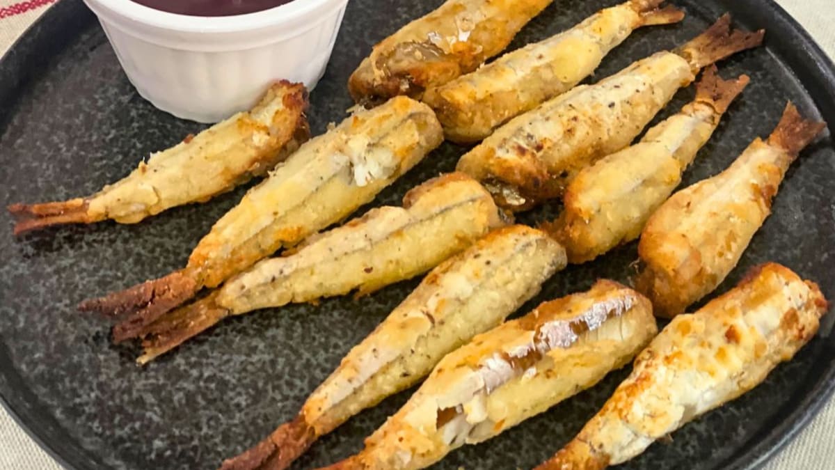 Imagem ilustrativa da receita MANJUBA SEM TRIGO E SEM FRITAR