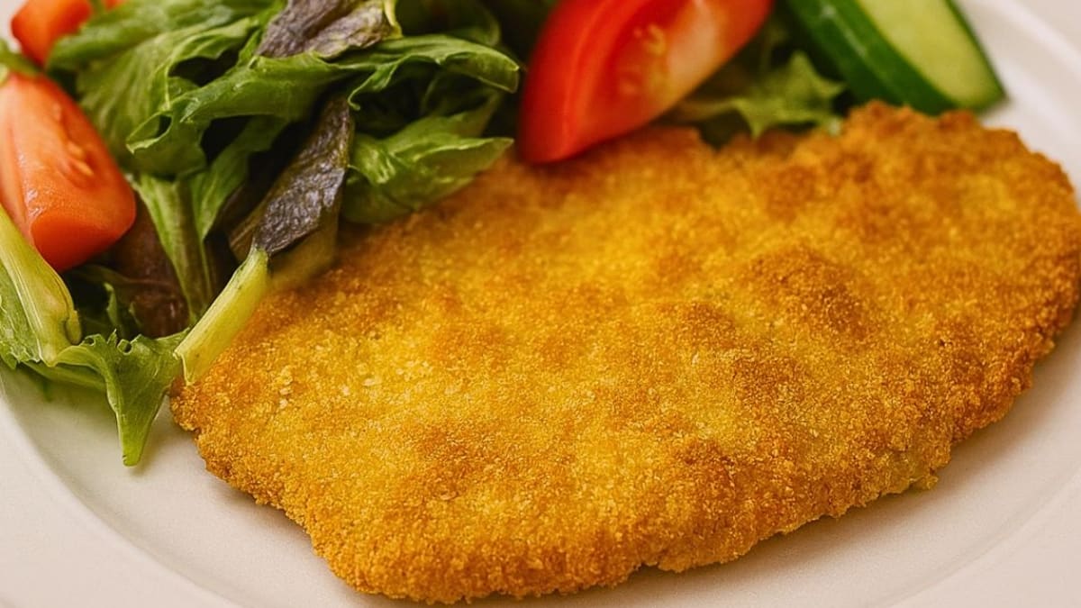 Imagem ilustrativa da receita BIFE À MILANESA DE PORCO SEM FRITAR