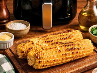 Imagem ilustrativa da receita MILHO ASSADO NA AIRFRYER