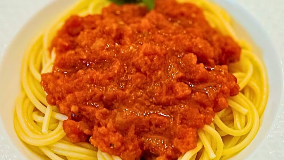 Imagem ilustrativa da receita MOLHO DE TOMATE CASEIRO NA PRESSÃO