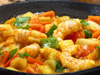 Imagem ilustrativa da receita MOQUECA DE PEIXE E CAMARÃO