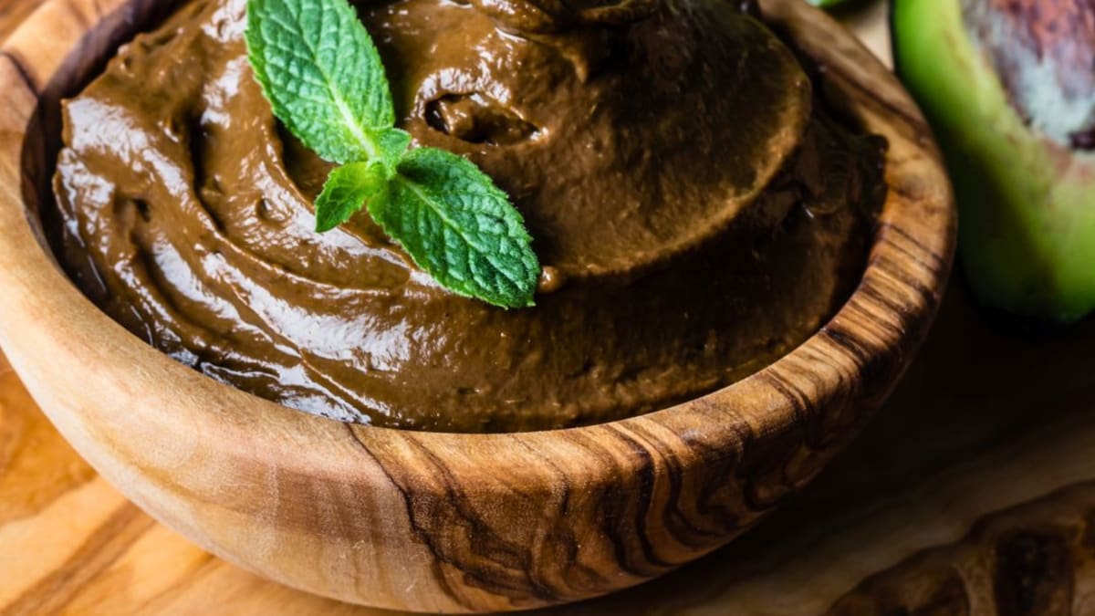 Imagem ilustrativa da receita MOUSSE DE CHOCOLATE COM ABACATE