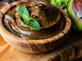 Imagem ilustrativa da receita MOUSSE DE CHOCOLATE COM ABACATE