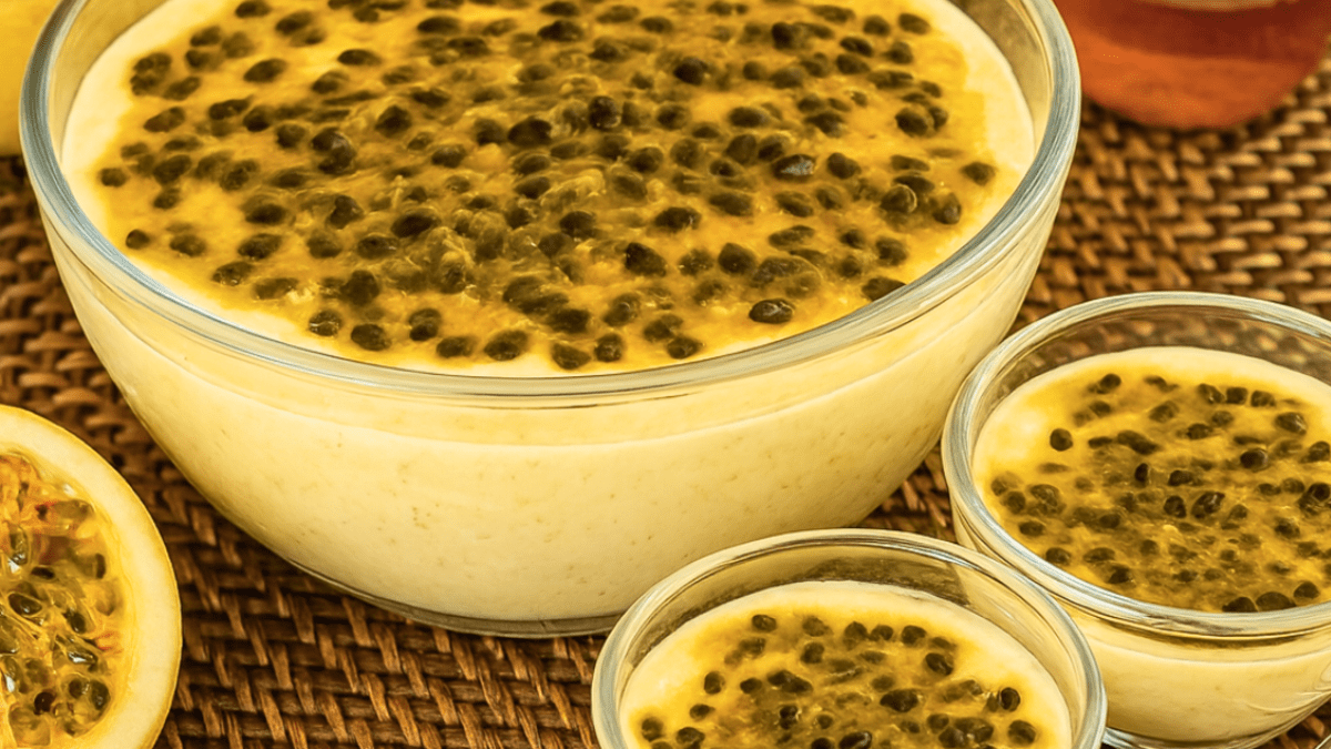 Imagem ilustrativa da receita MOUSSE DE MARACUJÁ FÁCIL