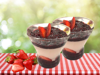 Imagem ilustrativa da receita MOUSSE DE MORANGOS