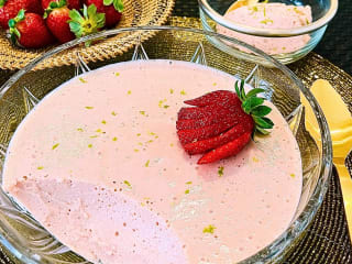Imagem ilustrativa da receita MOUSSE DE MORANGO