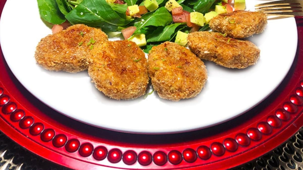 Imagem ilustrativa da receita NUGGETS CASEIRO SEM FRITAR