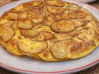 Imagem ilustrativa da receita OMELETE DE BATATA (TORTILLA ESPANHOLA)