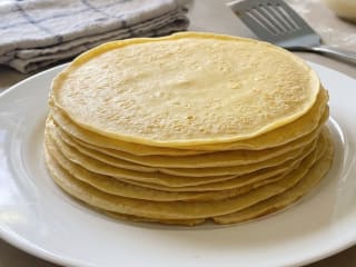 Imagem ilustrativa da receita PANQUECA SEM GLÚTEN E SEM LACTOSE