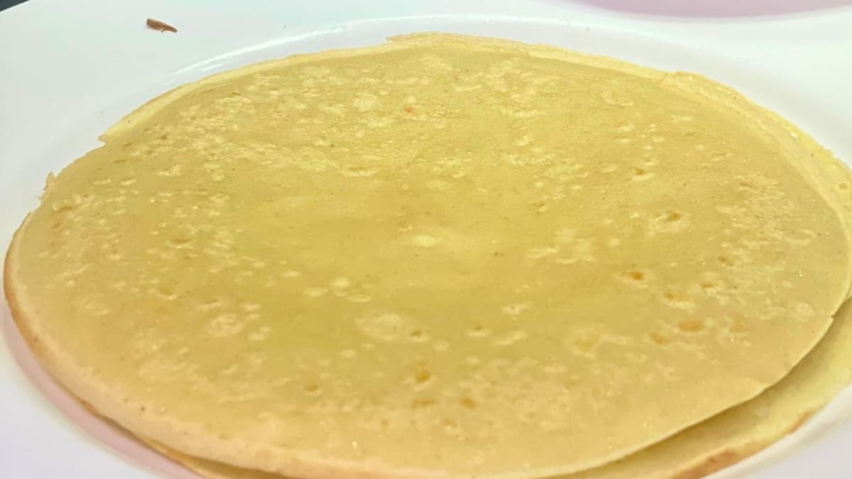 Imagem ilustrativa da receita PANQUECA SEM GLÚTEN E SEM LACTOSE