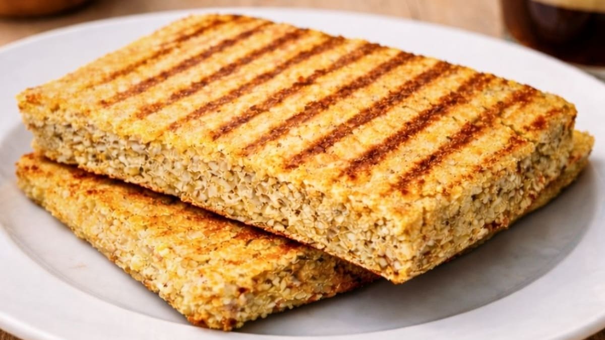 Imagem ilustrativa da receita PÃO INSTANTÂNEO DE AVEIA 3 INGREDIENTES