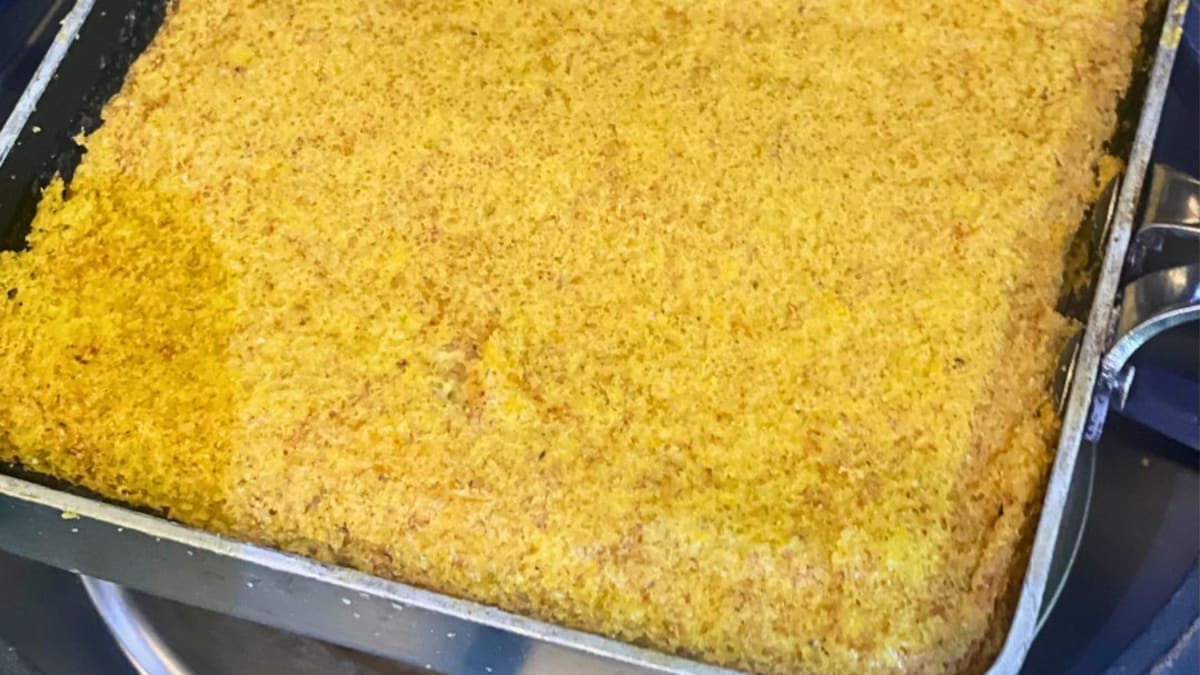 Imagem ilustrativa da receita PÃO DE FRIGIDEIRA COM FIBRAS SEM GLÚTEN