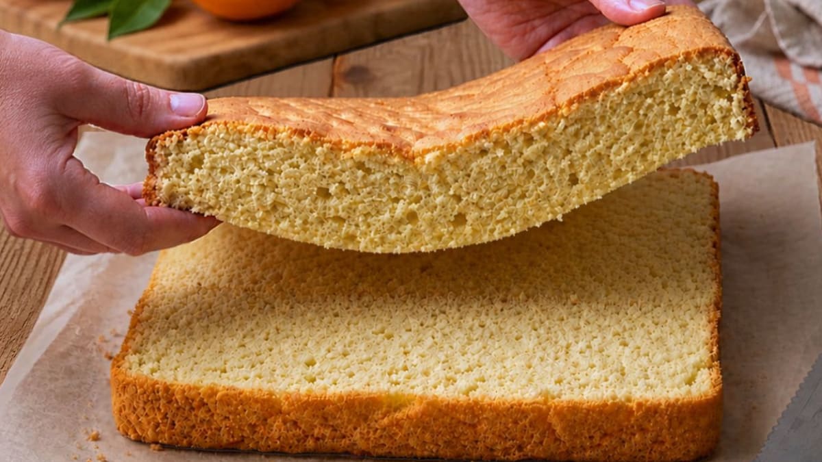 Imagem ilustrativa da receita PÃO DE LÓ DE LARANJA