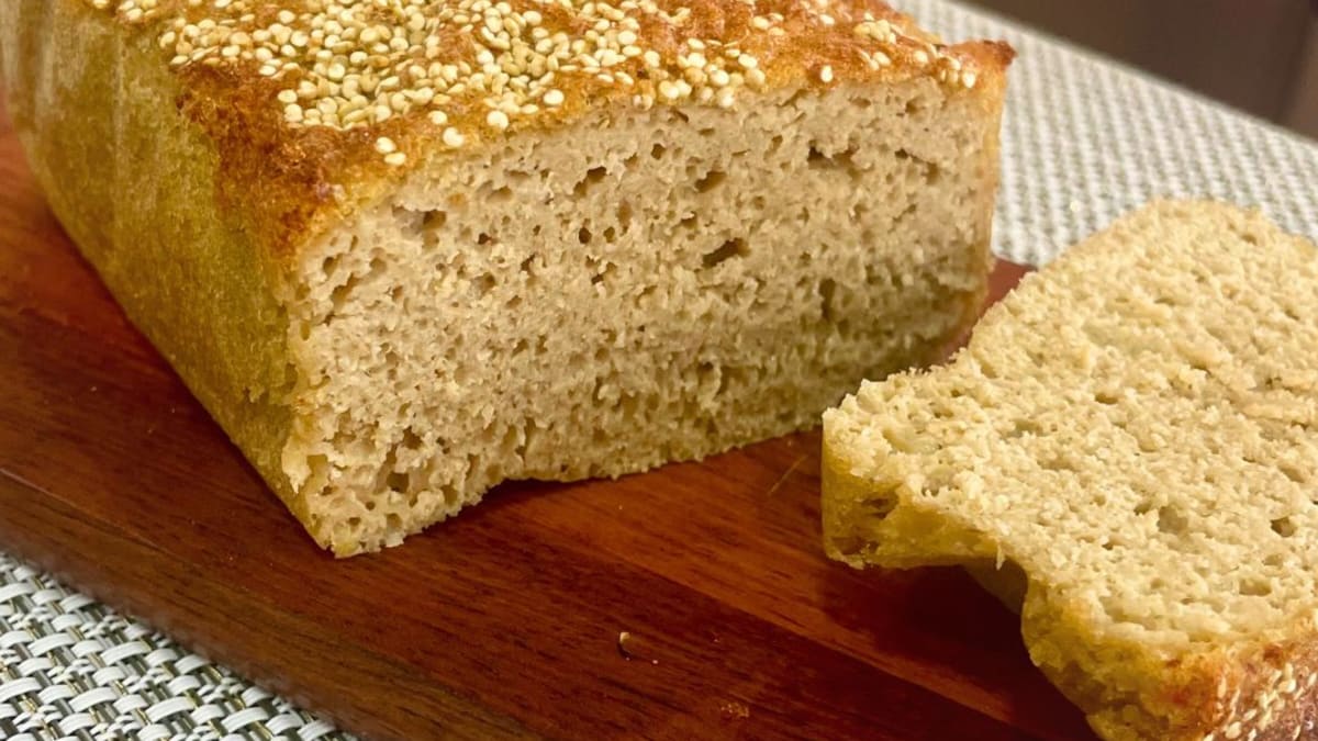 Imagem ilustrativa da receita PÃO SEM GLÚTEN DE QUINOA