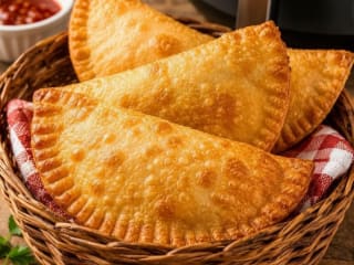 Imagem ilustrativa da receita PASTEL NA AIRFRYER COM MASSA PRONTA