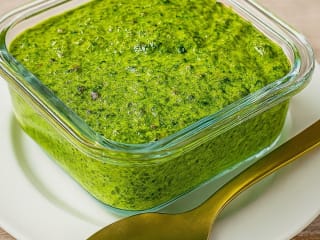 Imagem ilustrativa da receita PESTO DE MANJERICÃO CREMOSO