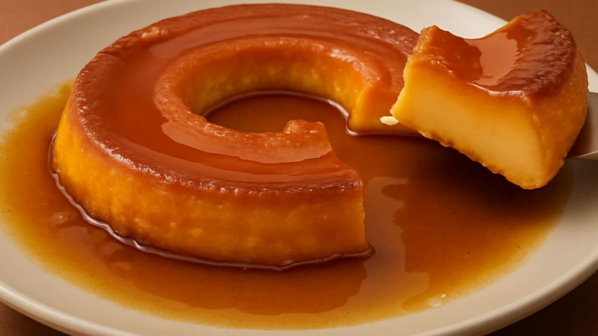 Imagem ilustrativa da receita PUDIM DE LARANJA SEM LEITE