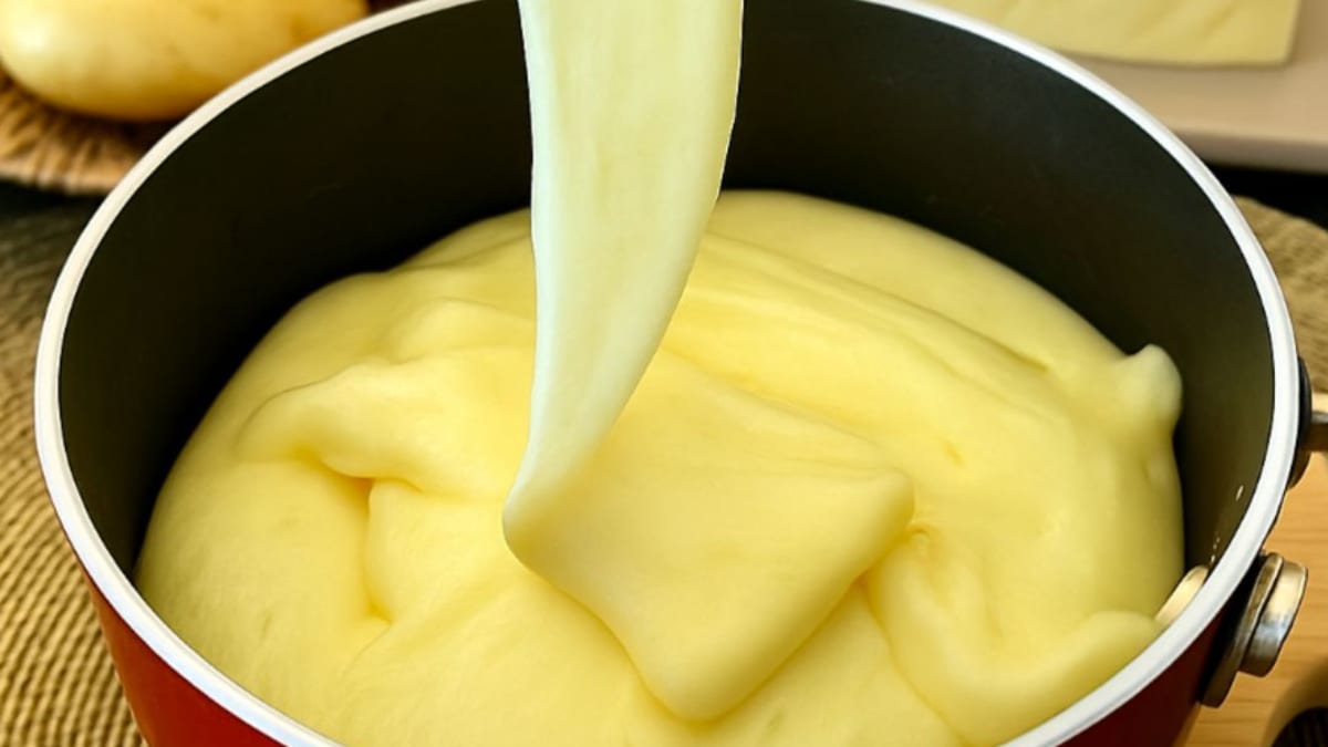 Imagem ilustrativa da receita PURÊ DE BATATA COM QUEIJO  ALIGOT