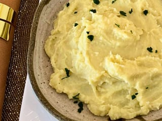 Imagem ilustrativa da receita PURÊ DE BATATA-DOCE COM GENGIBRE
