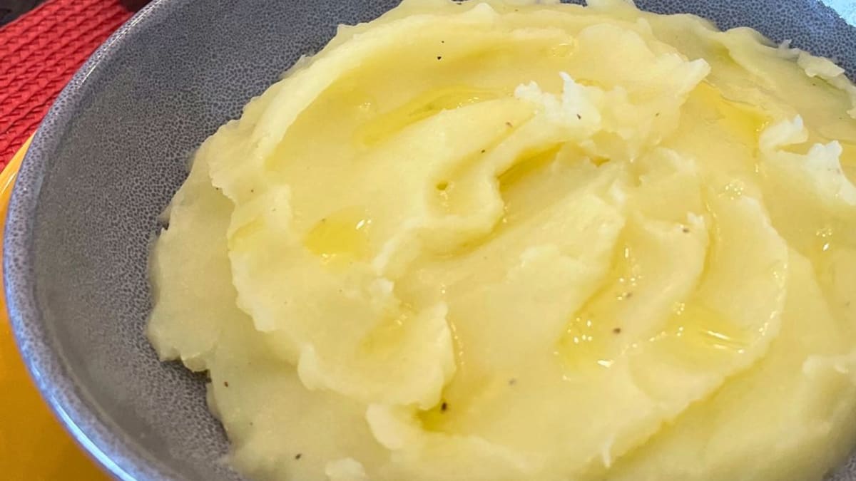 Imagem ilustrativa da receita PURÊ DE BATATA SEM LEITE
