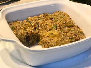 Imagem ilustrativa da receita QUIBE DE BERINJELA E QUINOA