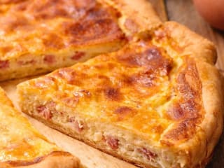 Imagem ilustrativa da receita QUICHE LORRAINE TRADICIONAL FRANCESA