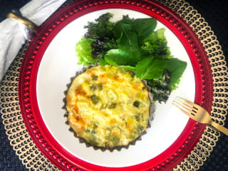 Imagem ilustrativa da receita QUICHE LOW CARB DE ALHO-PORÓ