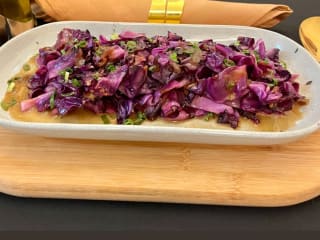 Imagem ilustrativa da receita REPOLHO ROXO COM MOLHO AGRIDOCE NA AIRFRYER