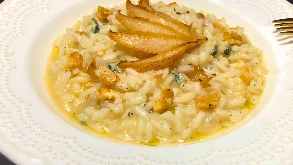 Imagem ilustrativa da receita RISOTO DE PERA COM GORGONZOLA