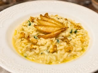 Imagem ilustrativa da receita RISOTO DE PERA COM GORGONZOLA