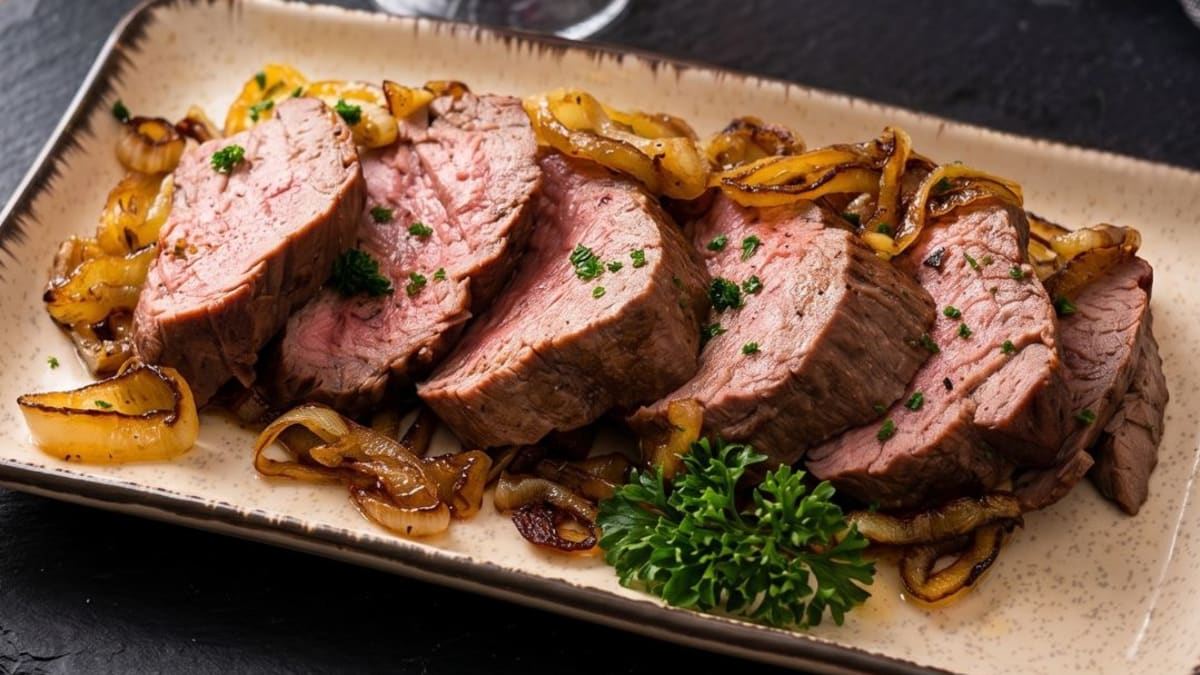 Imagem ilustrativa da receita ROSBIFE TRADICIONAL ACEBOLADO NO FORNO