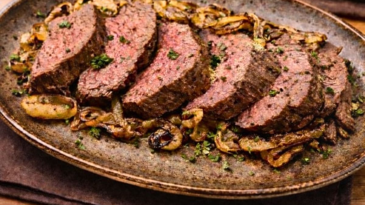 Imagem ilustrativa da receita ROSBIFE TRADICIONAL ACEBOLADO NO FORNO
