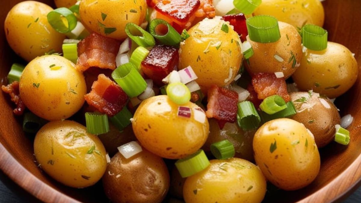 Imagem ilustrativa da receita SALADA DE BATATA ALEMÃ