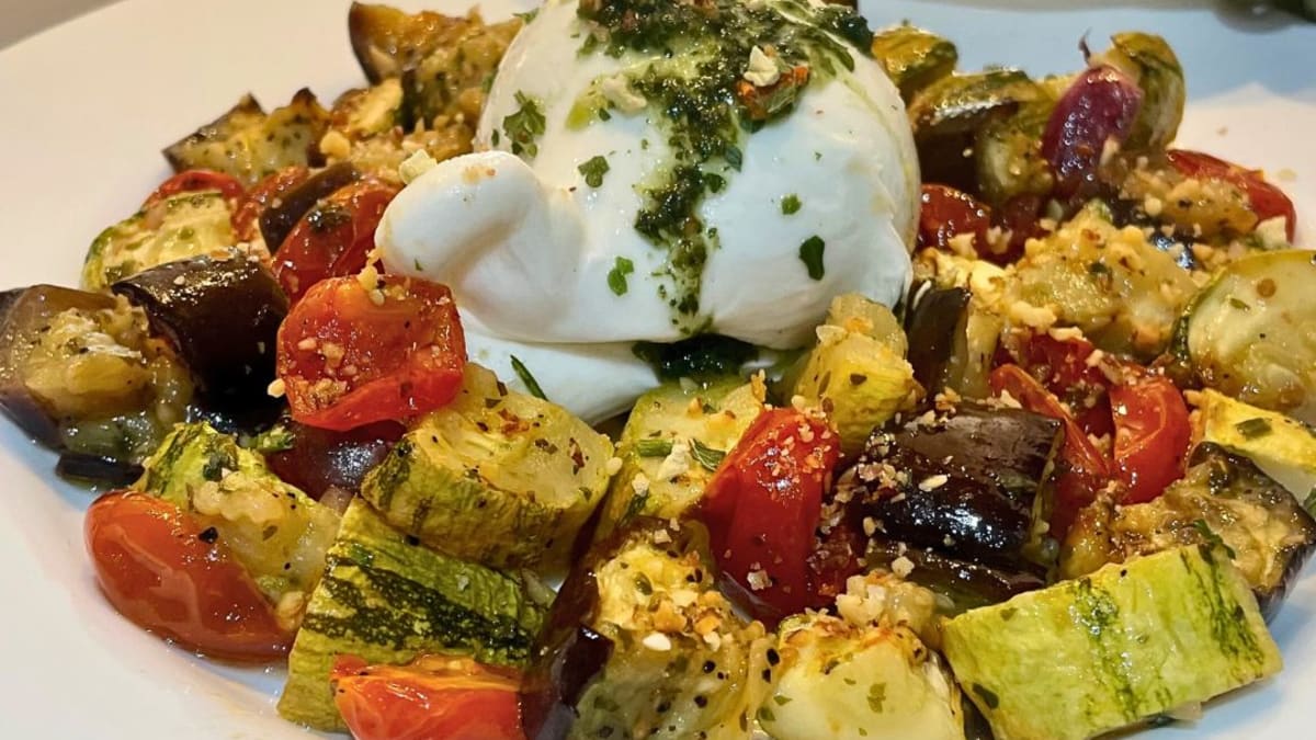 Imagem ilustrativa da receita Salada de legumes mediterrânea