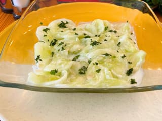 Imagem ilustrativa da receita SALADA DE PEPINO COM IOGURTE