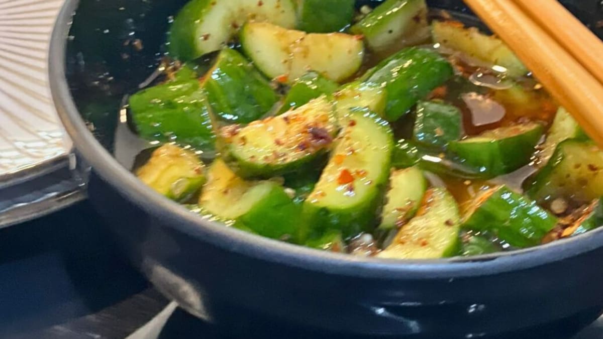 Imagem ilustrativa da receita SALADA DE PEPINO COREANA