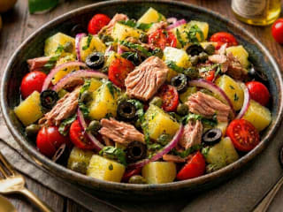 Imagem ilustrativa da receita SALADA ITALIANA DE BATATA COM ATUM