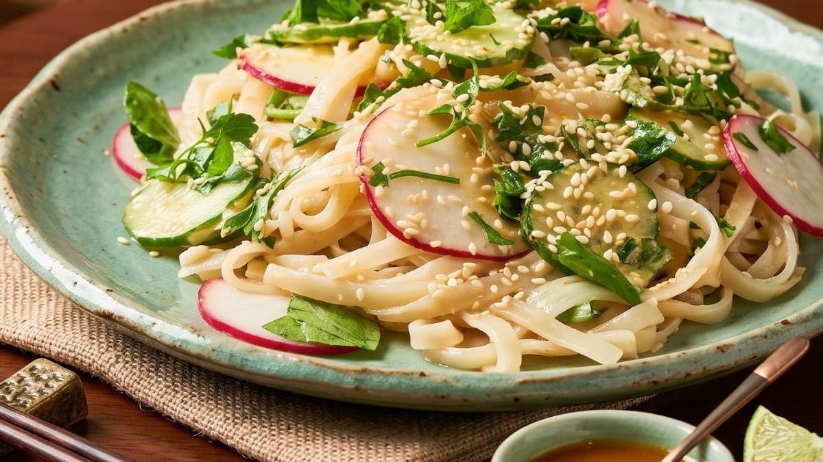 Imagem ilustrativa da receita SALADA TAILANDESA DE MACARRÃO