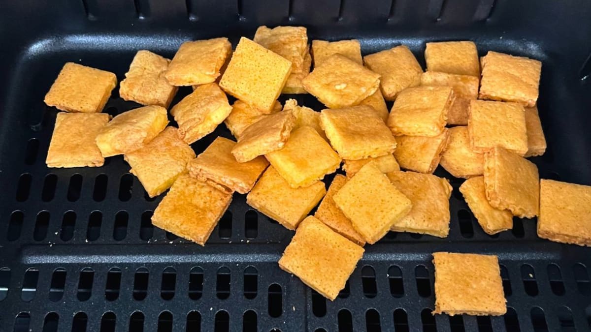 Imagem ilustrativa da receita SALGADINHO DE CREPIOCA NA AIRFRYER